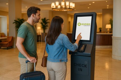 Check-in Automat mit modularer Ausstattung