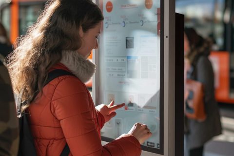 Kiosk System für Tickets