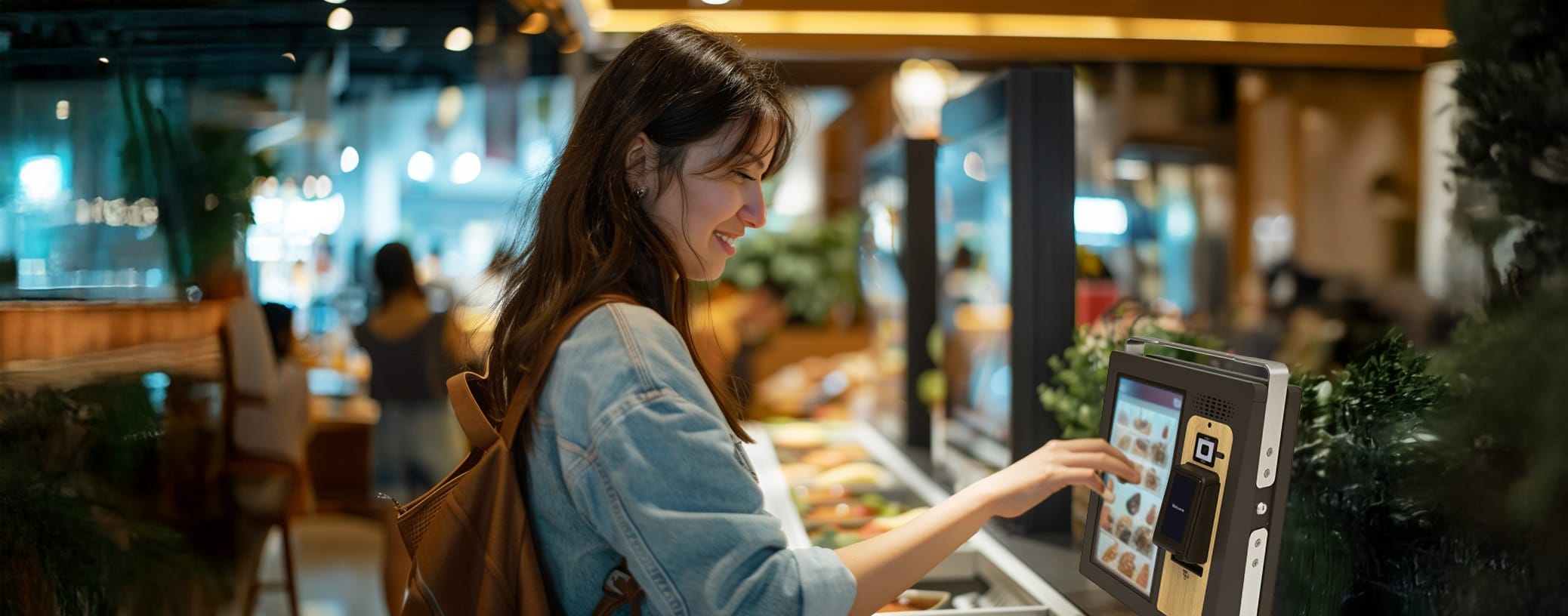QSR order machine for restaurants