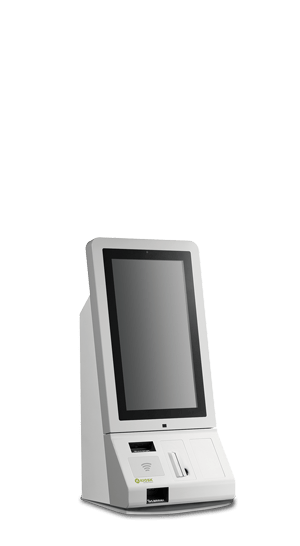 Borne de check-in automatique en version comptoir pour l’enregistrement automatique des visiteurs