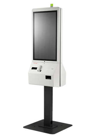 Borne interactive pour commande et paiement